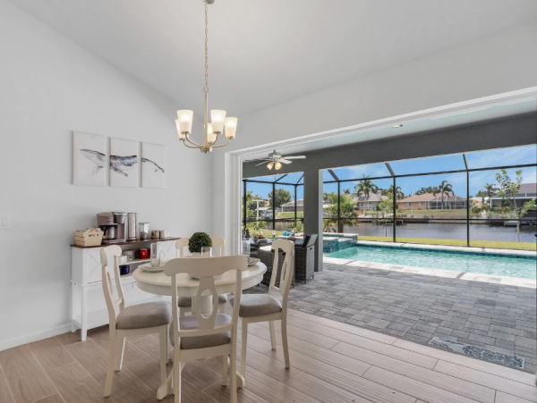 Waterfront Retreat in Cape Coral Three Bedroom Home with Private Pool
